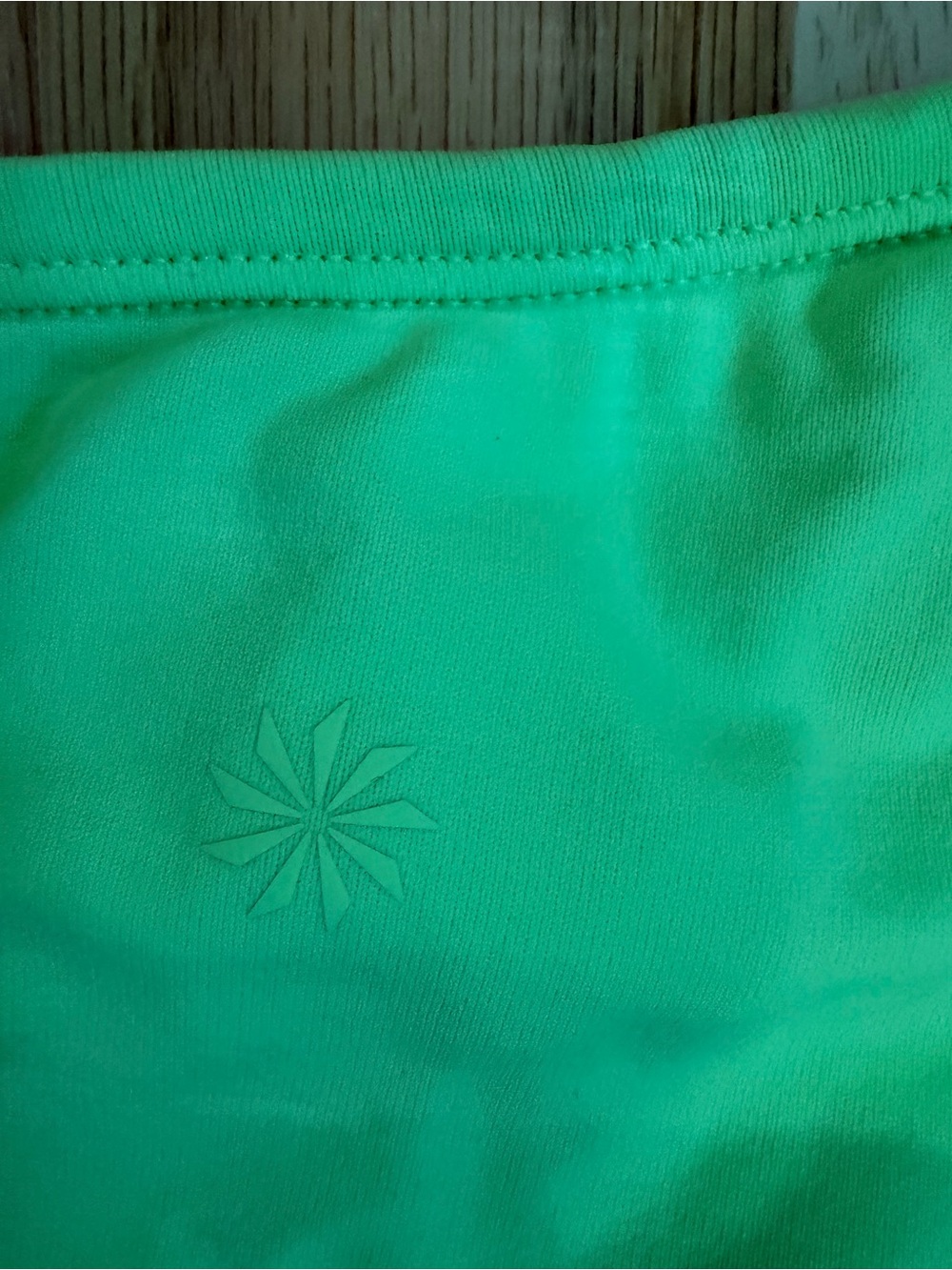 Yellow split back Active Tank Top - Picture 2 of 4
